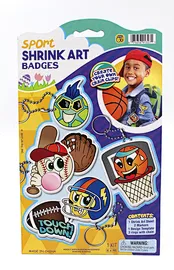 Sport Shrinkable Art Badges